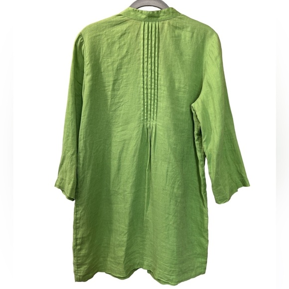 J. Jill Linen Long Pleated Tunic - Picture 6 of 8